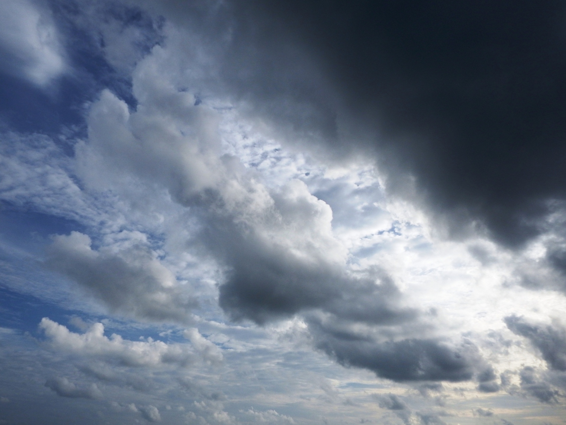 cloudy stormy sky free photo