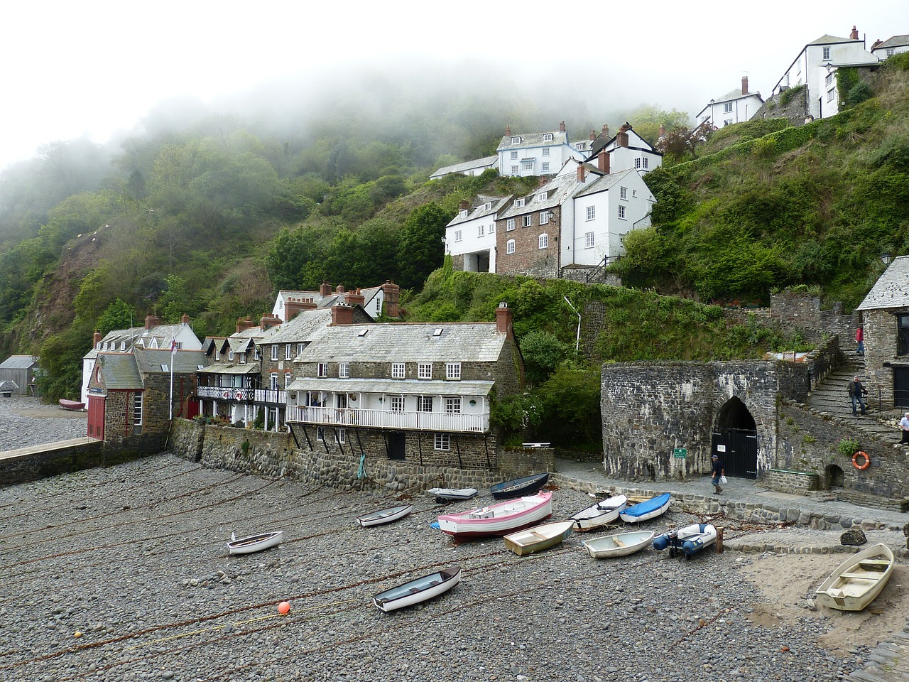 clovelly cornwall england free photo