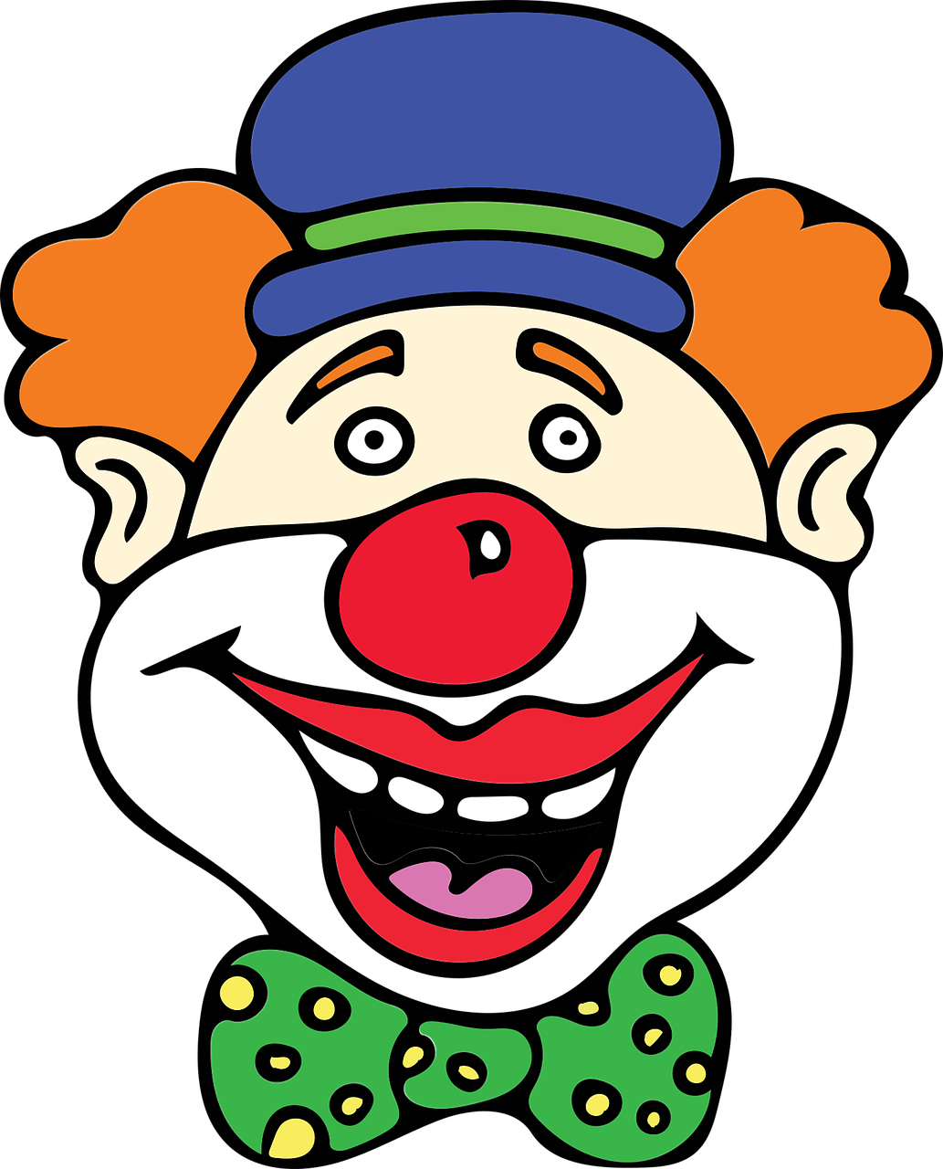 clown red nose costume free photo