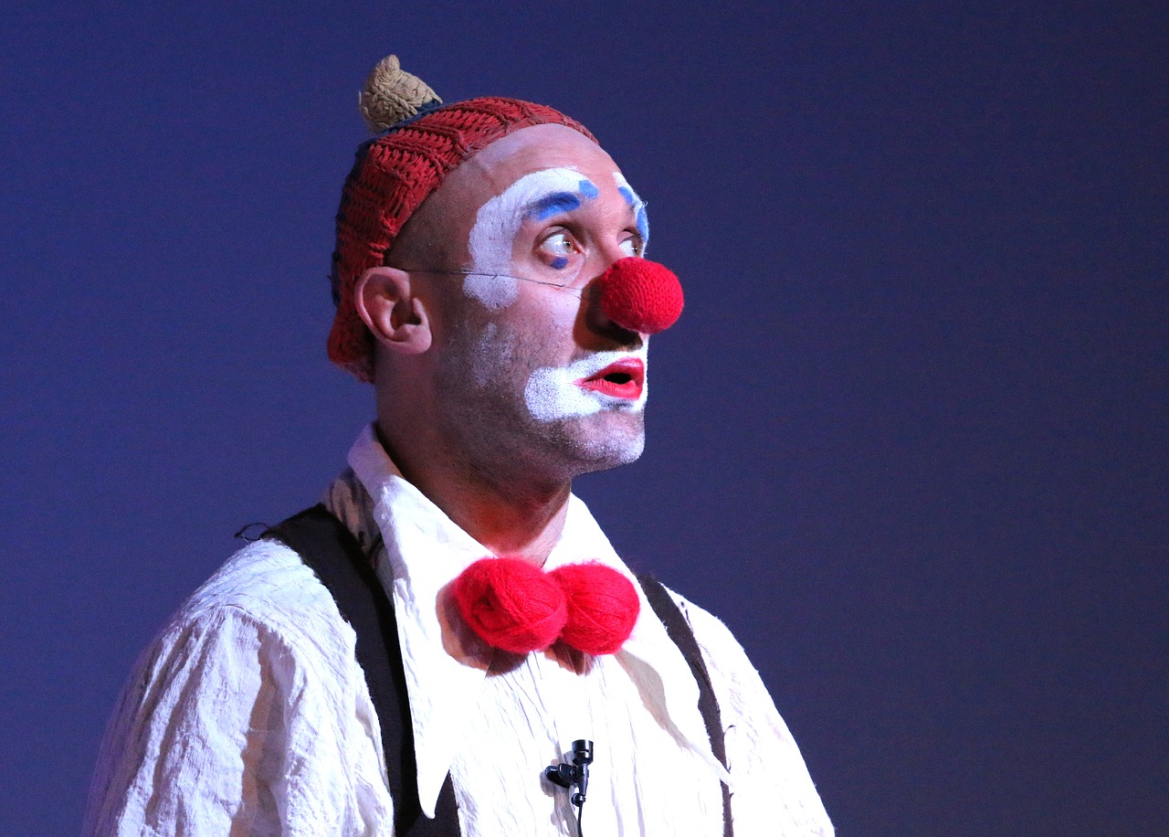 clown circus address by free photo