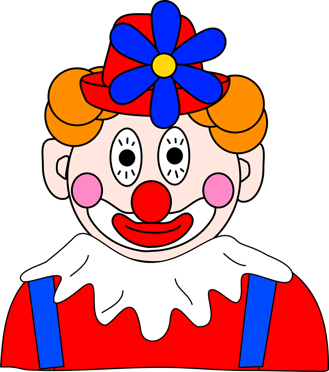clown funny makeup free photo