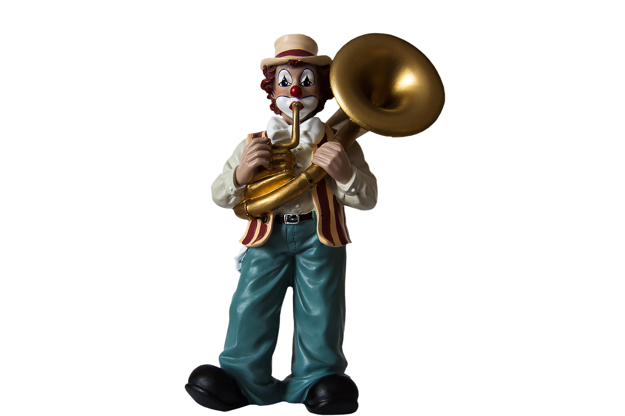 clown musical clown figure free photo