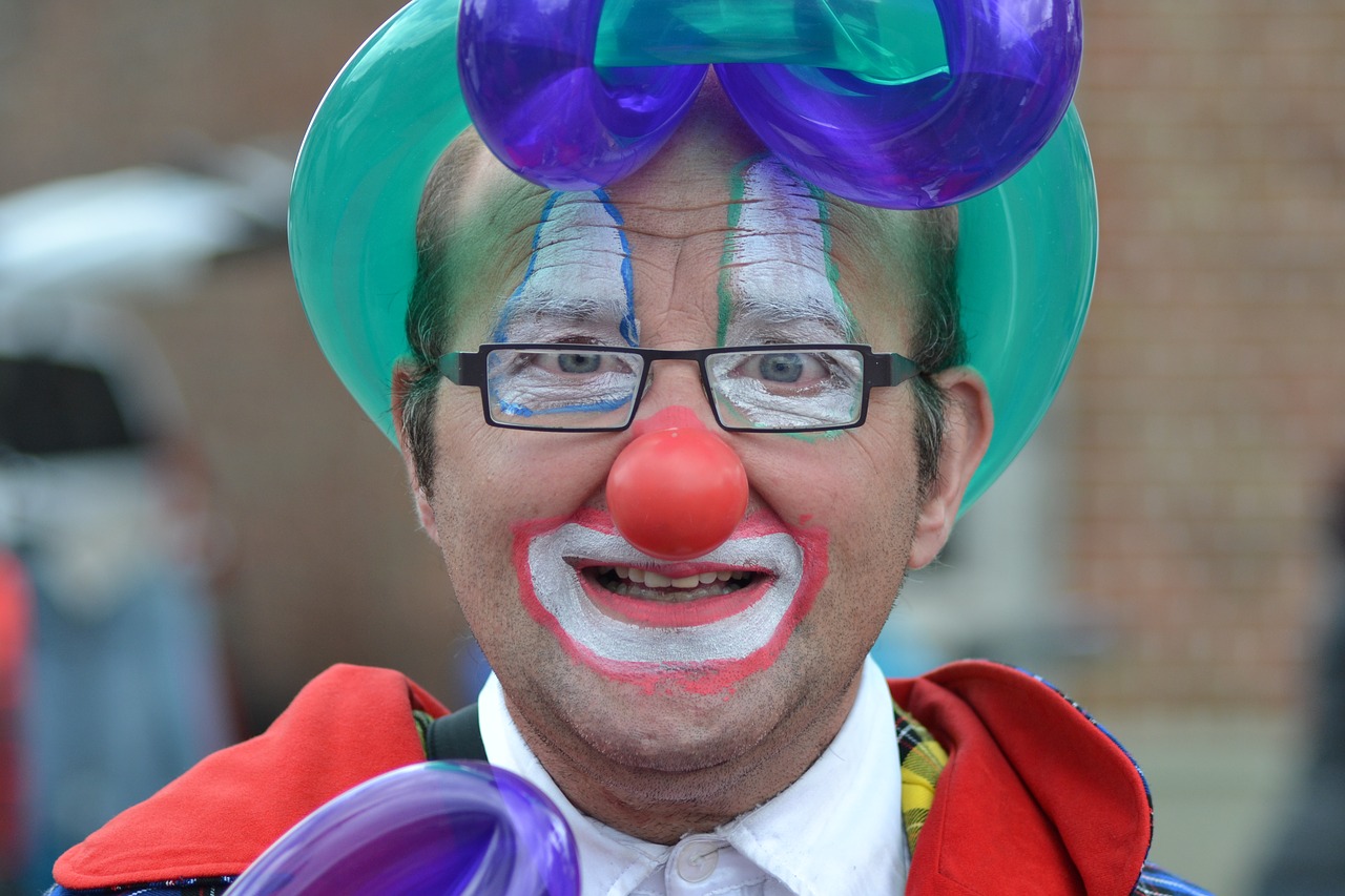 clown  funny  colorful free photo