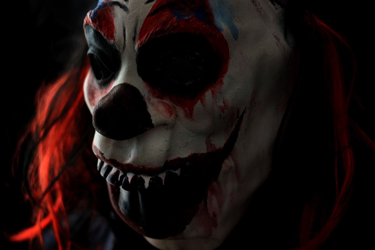 clown  mask  diabolical free photo