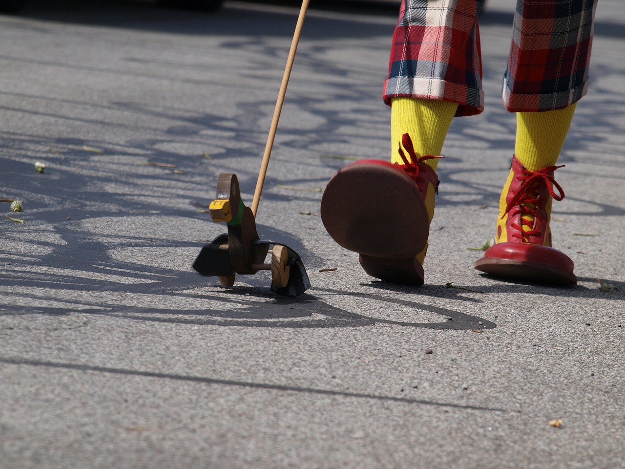 clown clown shoes duck free photo