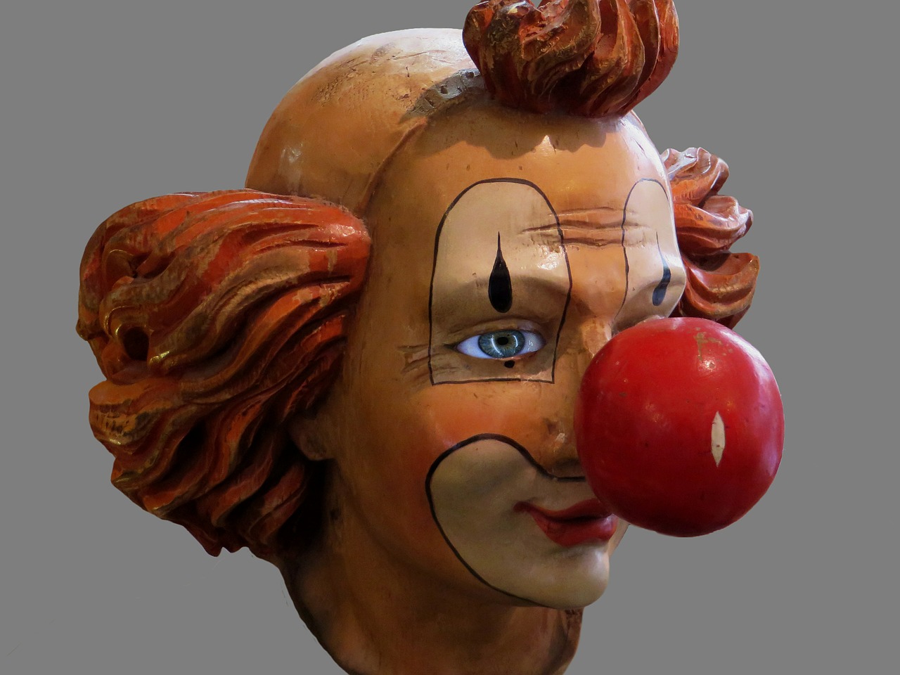 clown face mask free photo