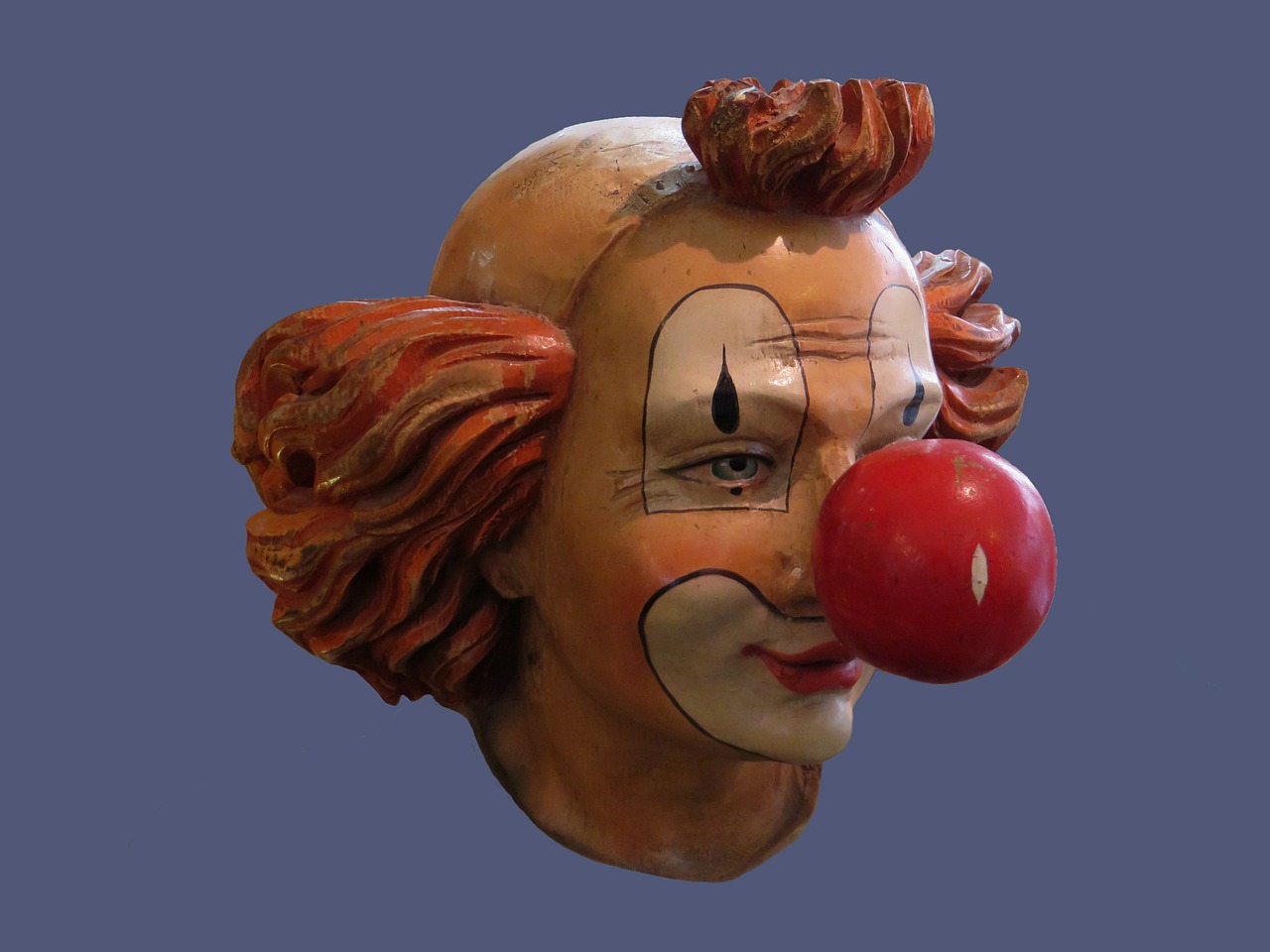 clown face mask free photo