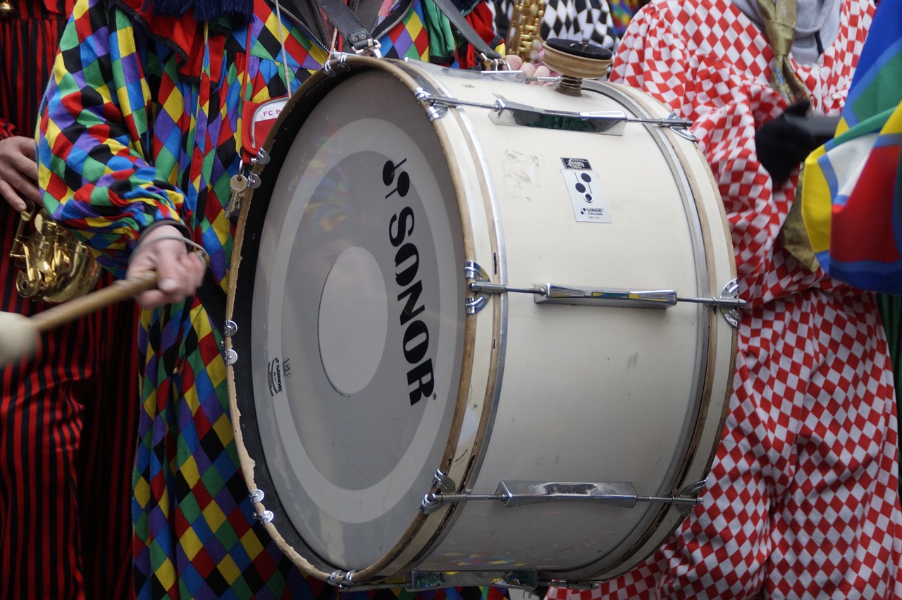 clown drum instrument free photo