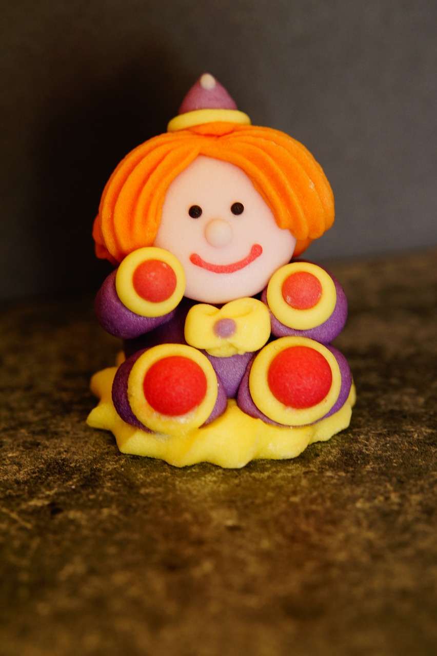 clown colorful figure free photo