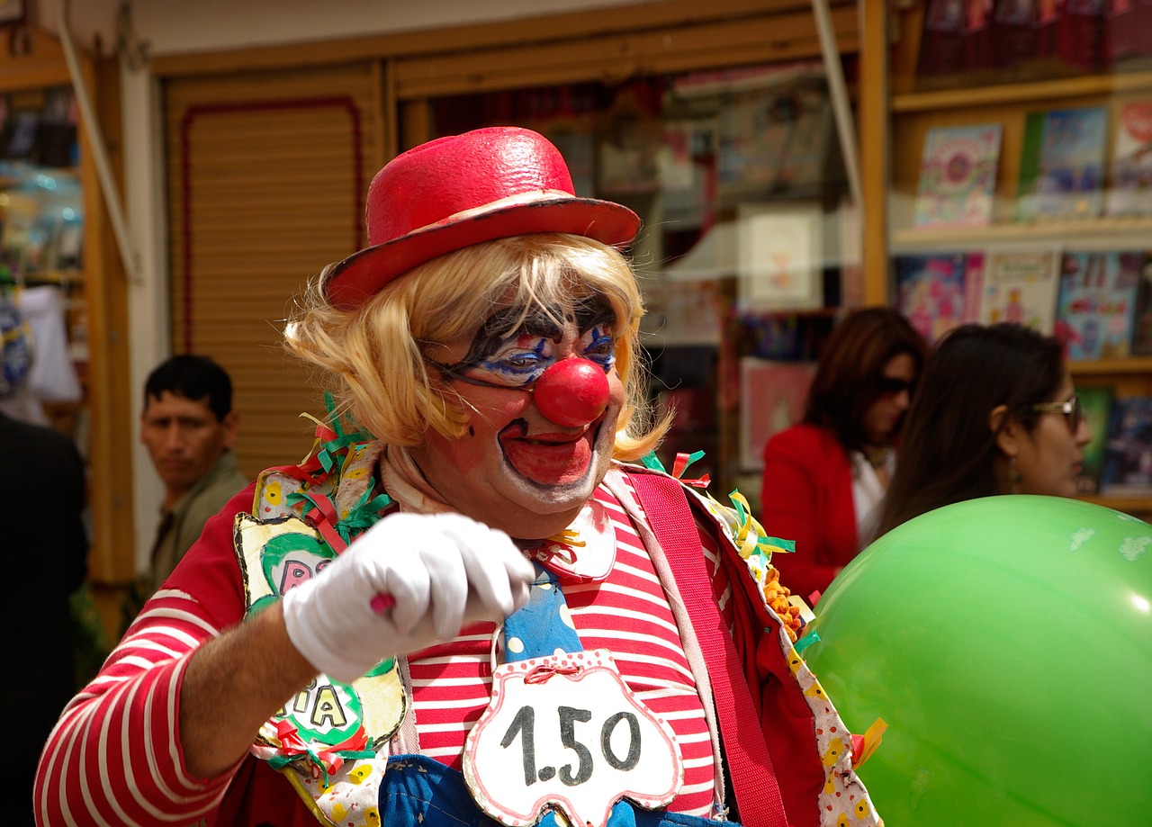 clown disguise circus free photo