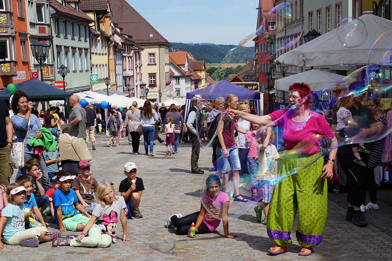 clown rottweil children free photo