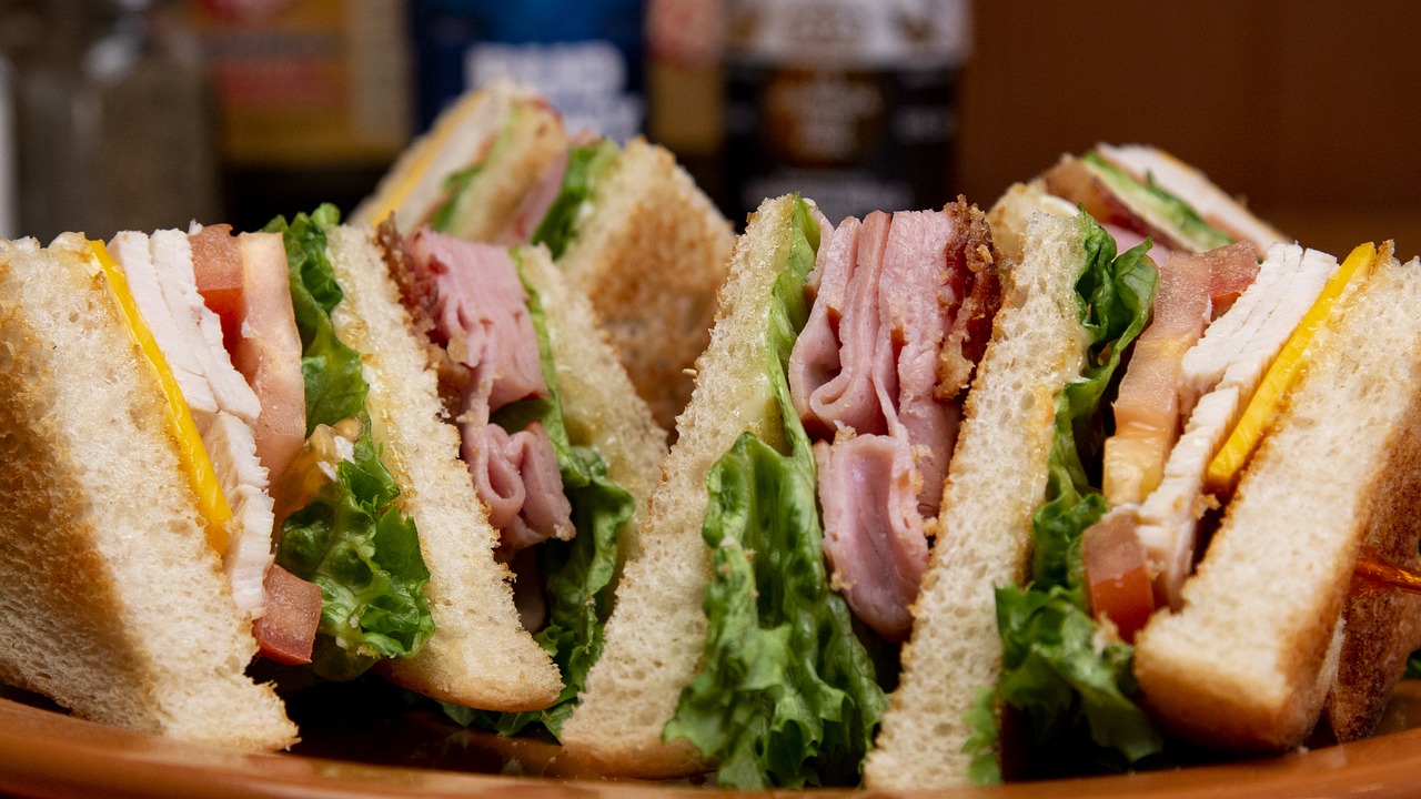 club sandwich  sandwich  lunch free photo