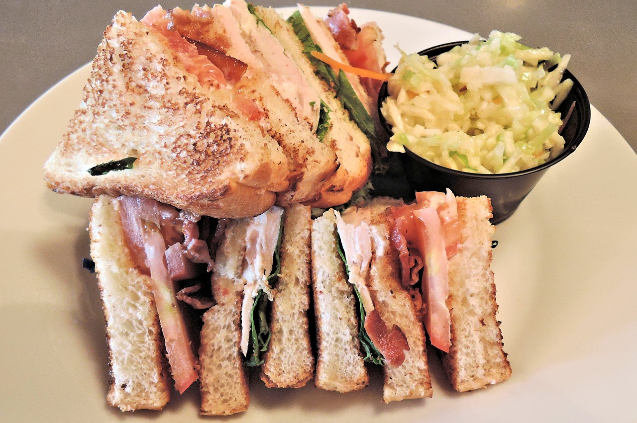 clubhouse sandwich food chicken free photo