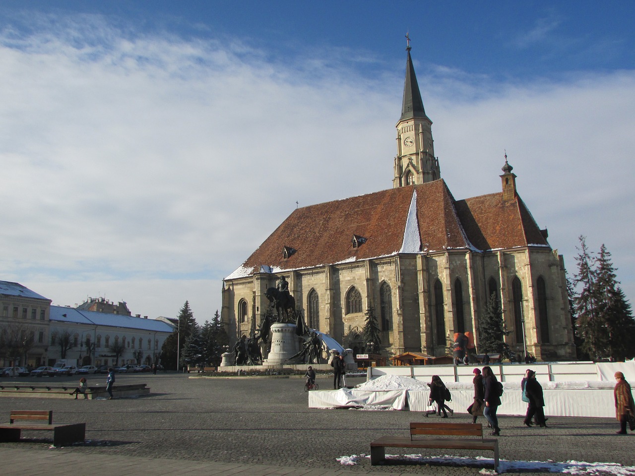cluj napoca church transylvania free photo