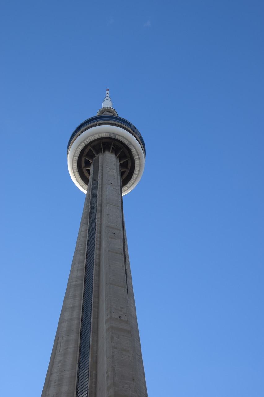 cn tower architecture communications free photo