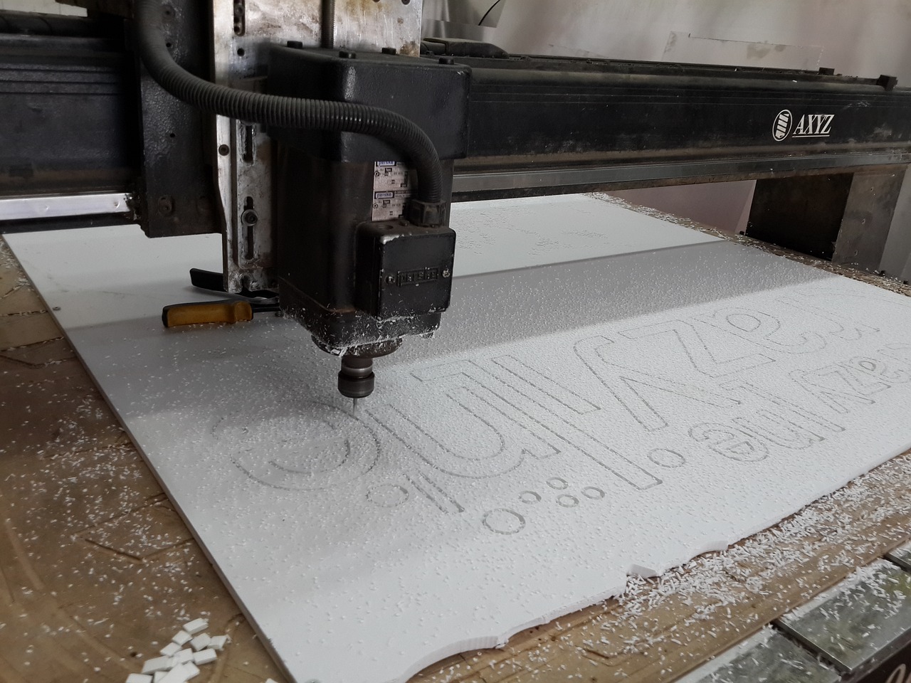 cnc engraving machine free photo
