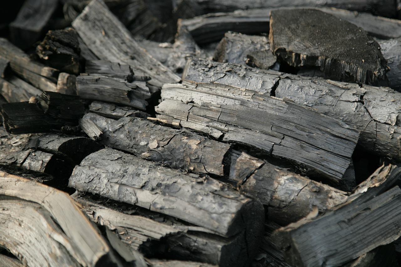 coal firewood black free photo