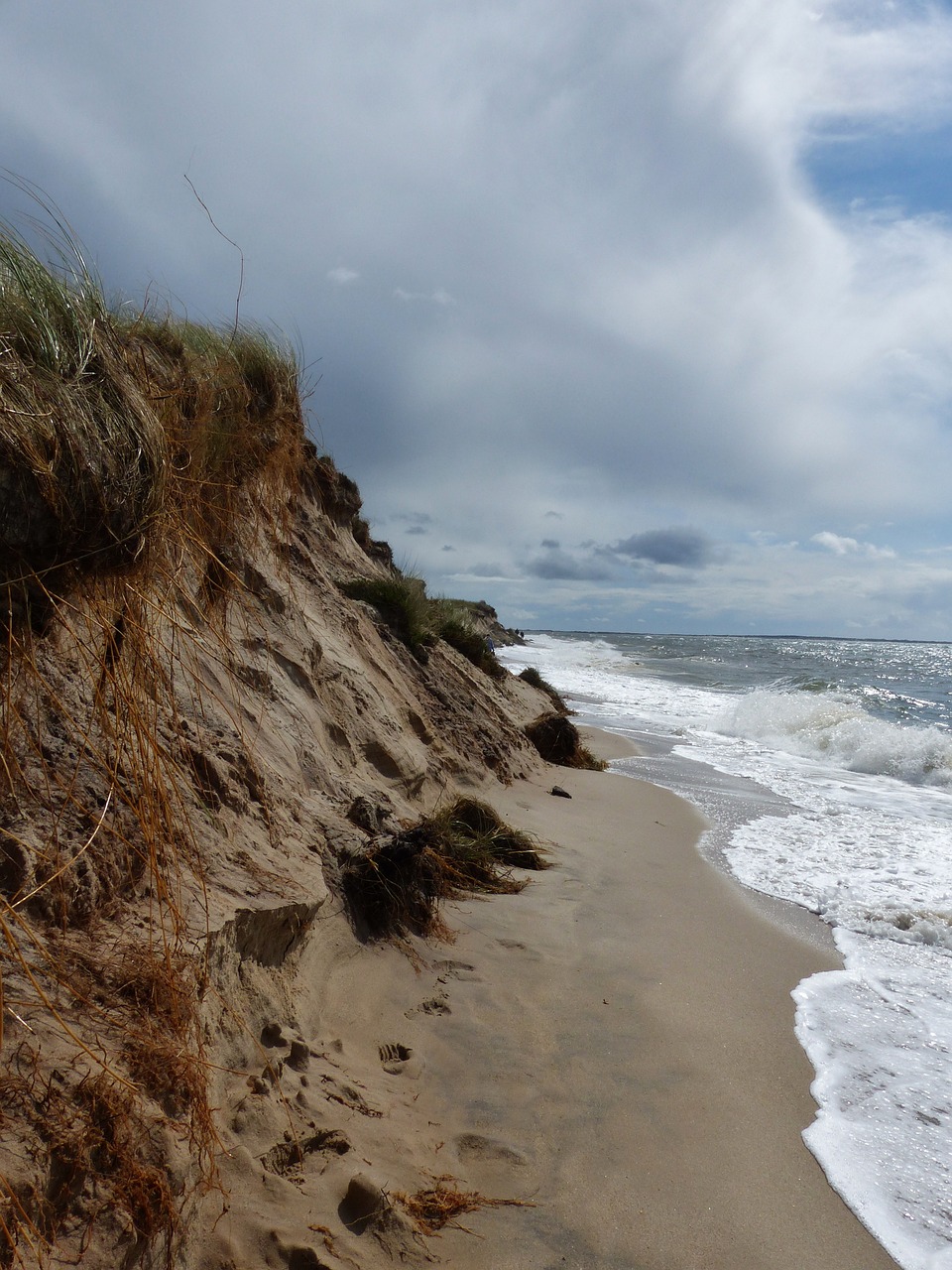 coast clouds sky free photo