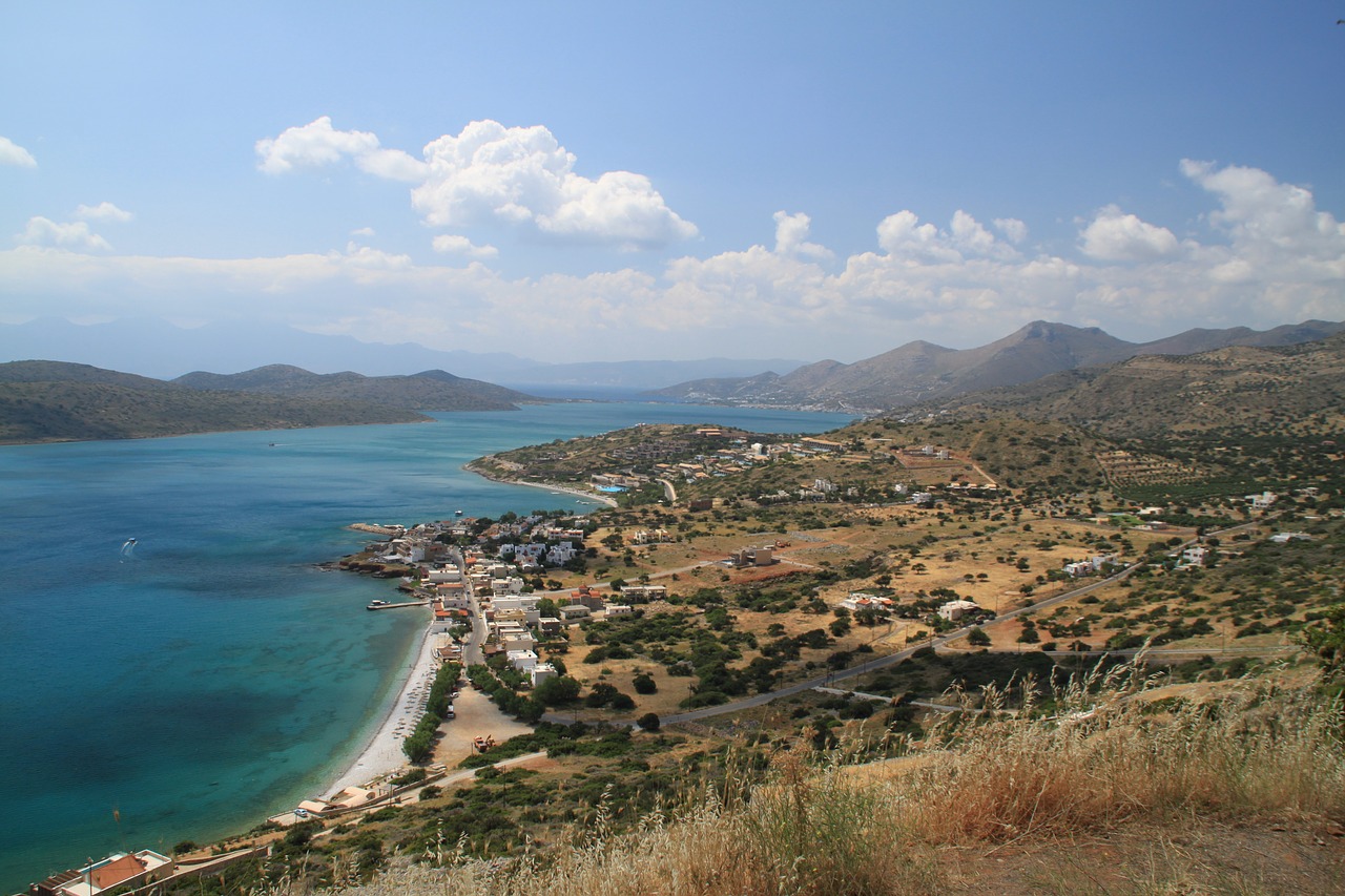 coast crete island free photo