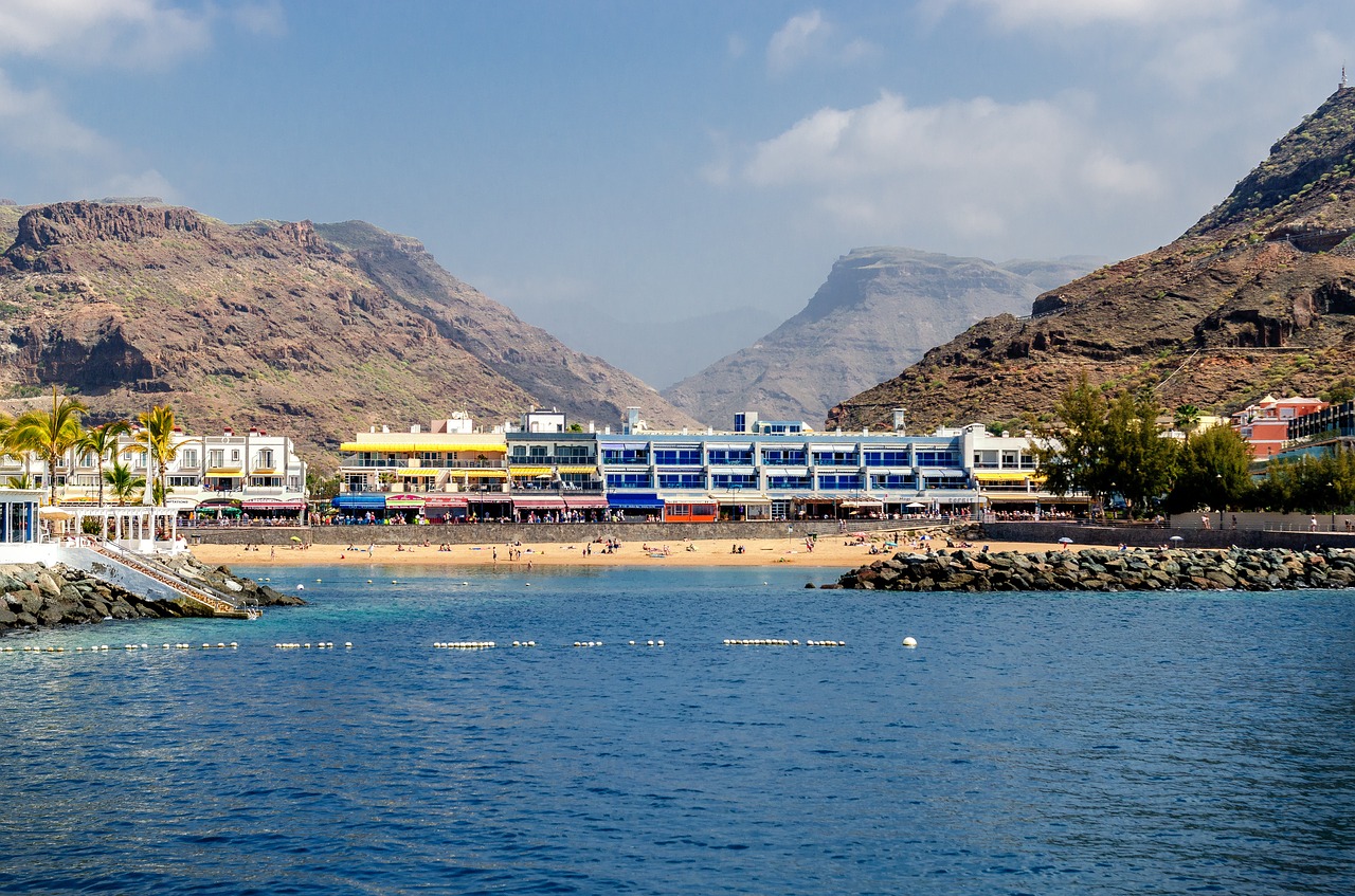 coast canary islands city free photo