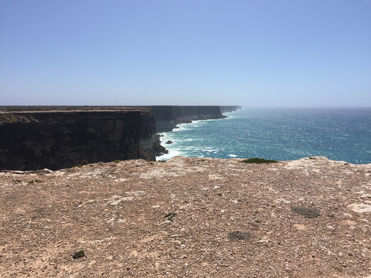 coast cliff ocean free photo