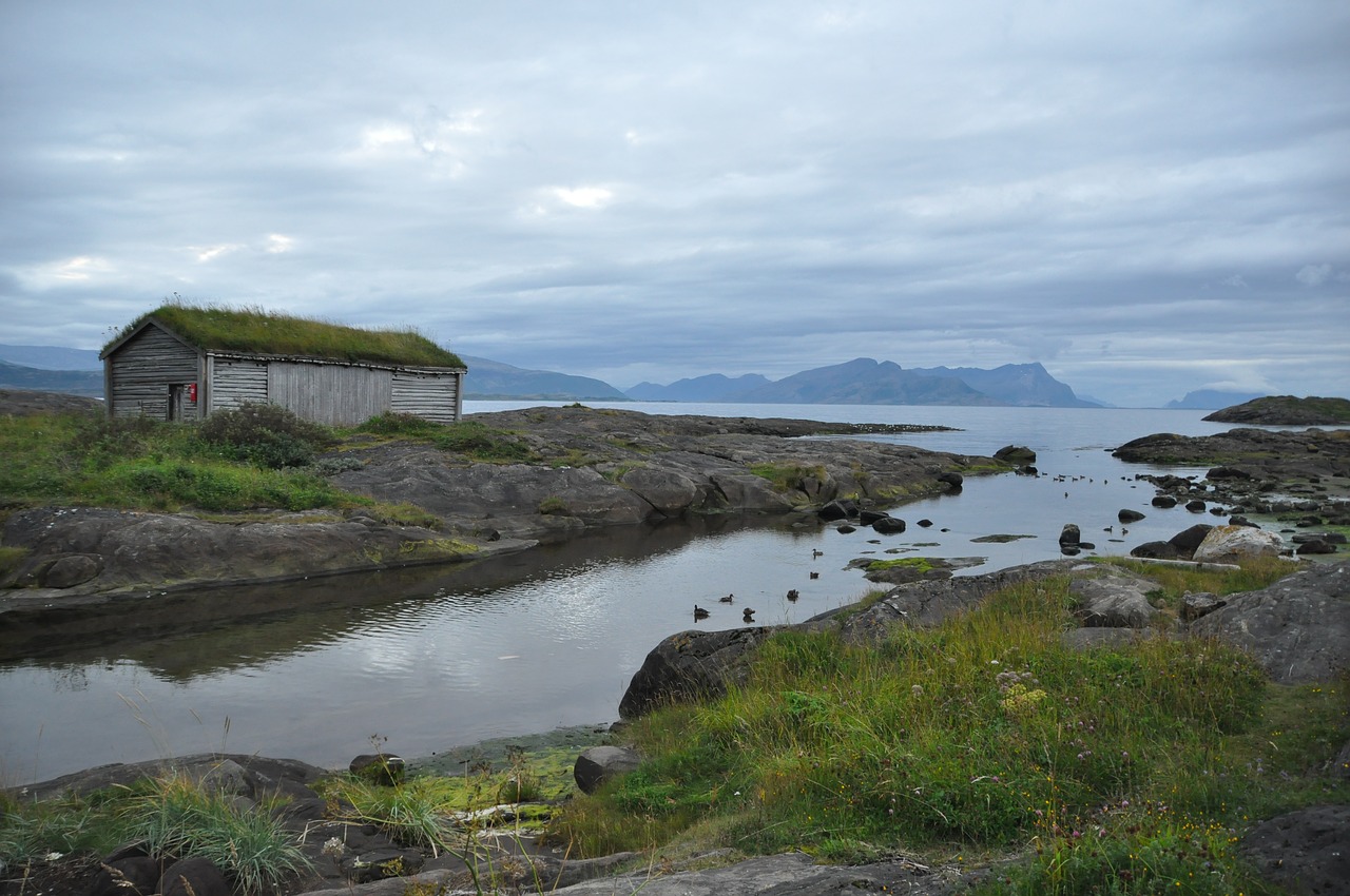 coast norway atmospheric free photo