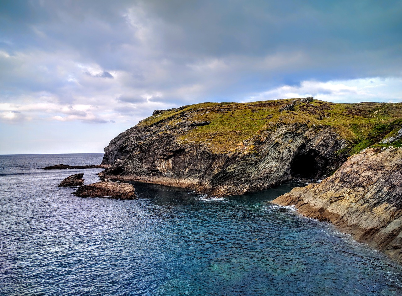 coast cove cornwall free photo