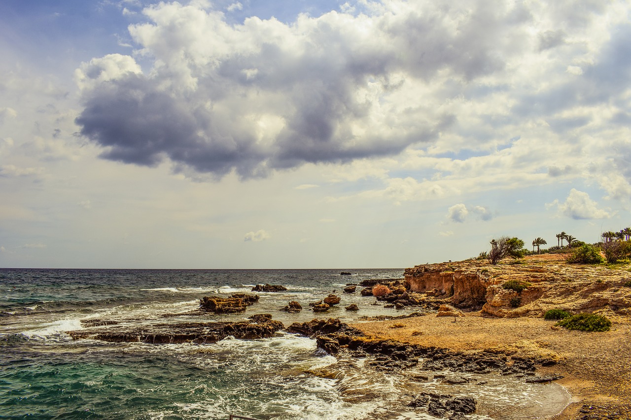 coast sea sky free photo