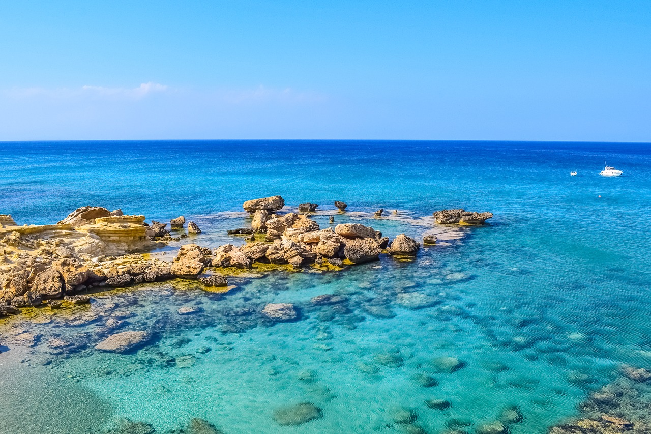 coast rocky formation erosion free photo