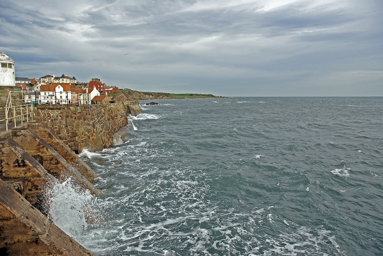 coast scotland sea free photo