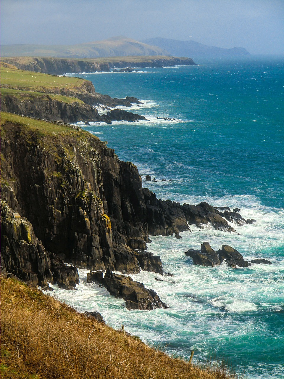 coast ireland cliff free photo