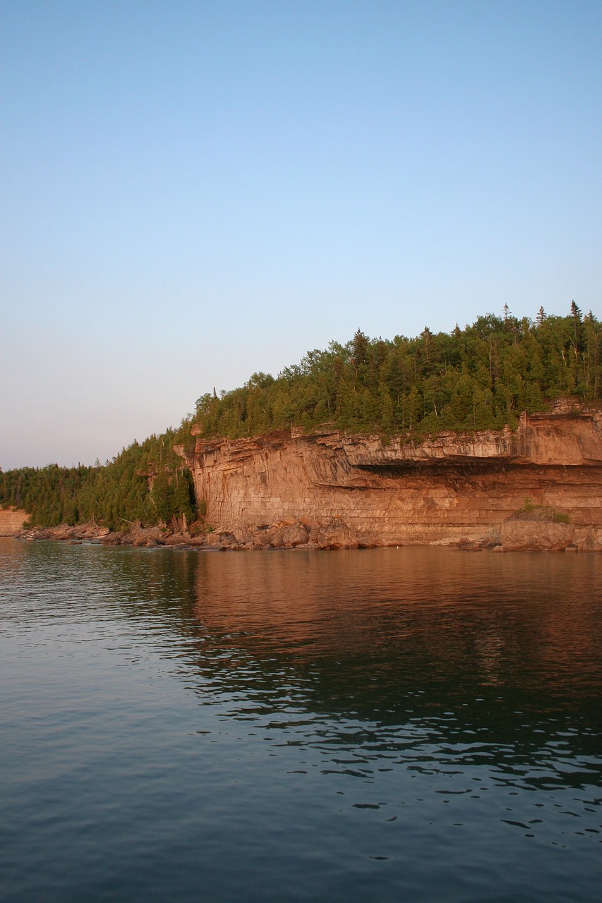 coast cliff rocks free photo