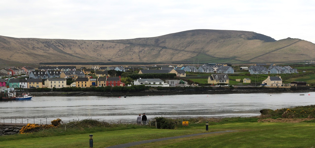 coast ireland mountains free photo