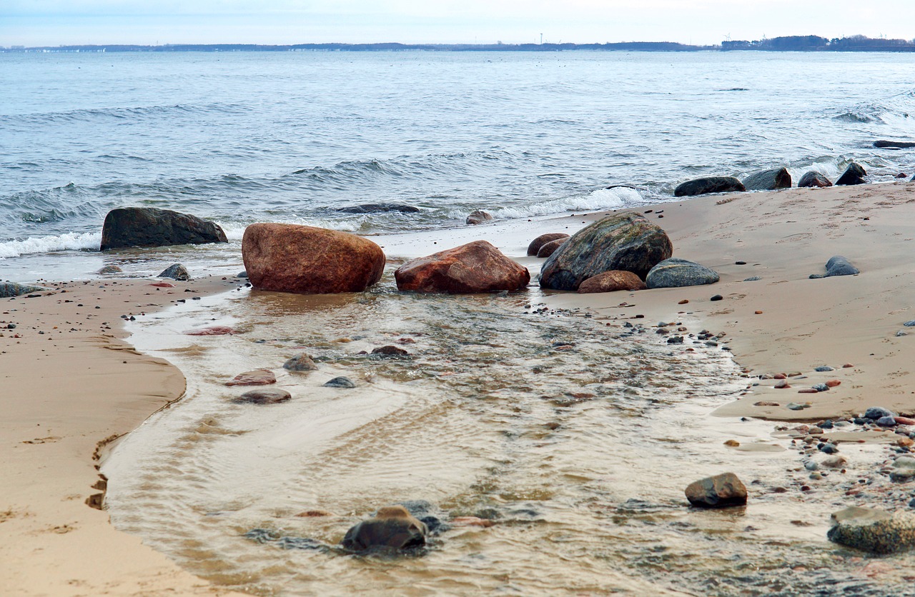 coast landscape beach free photo