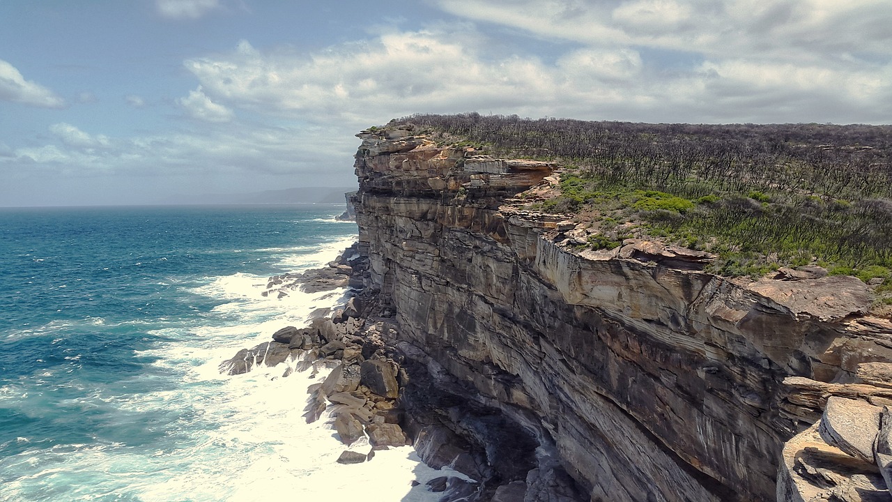 coast  ocean  cliffs free photo