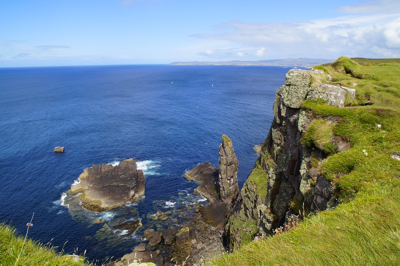 coast  scotland  handa island free photo