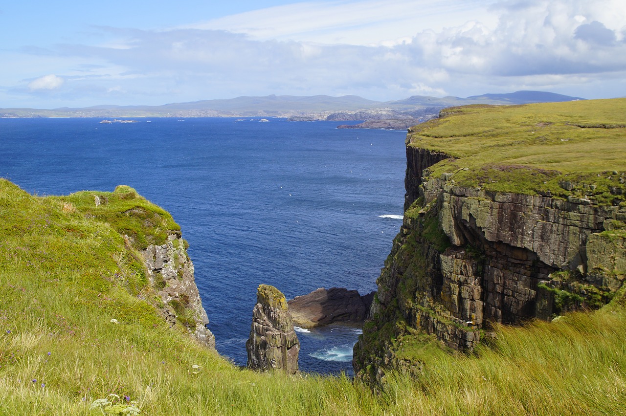 coast  scotland  rock nose free photo