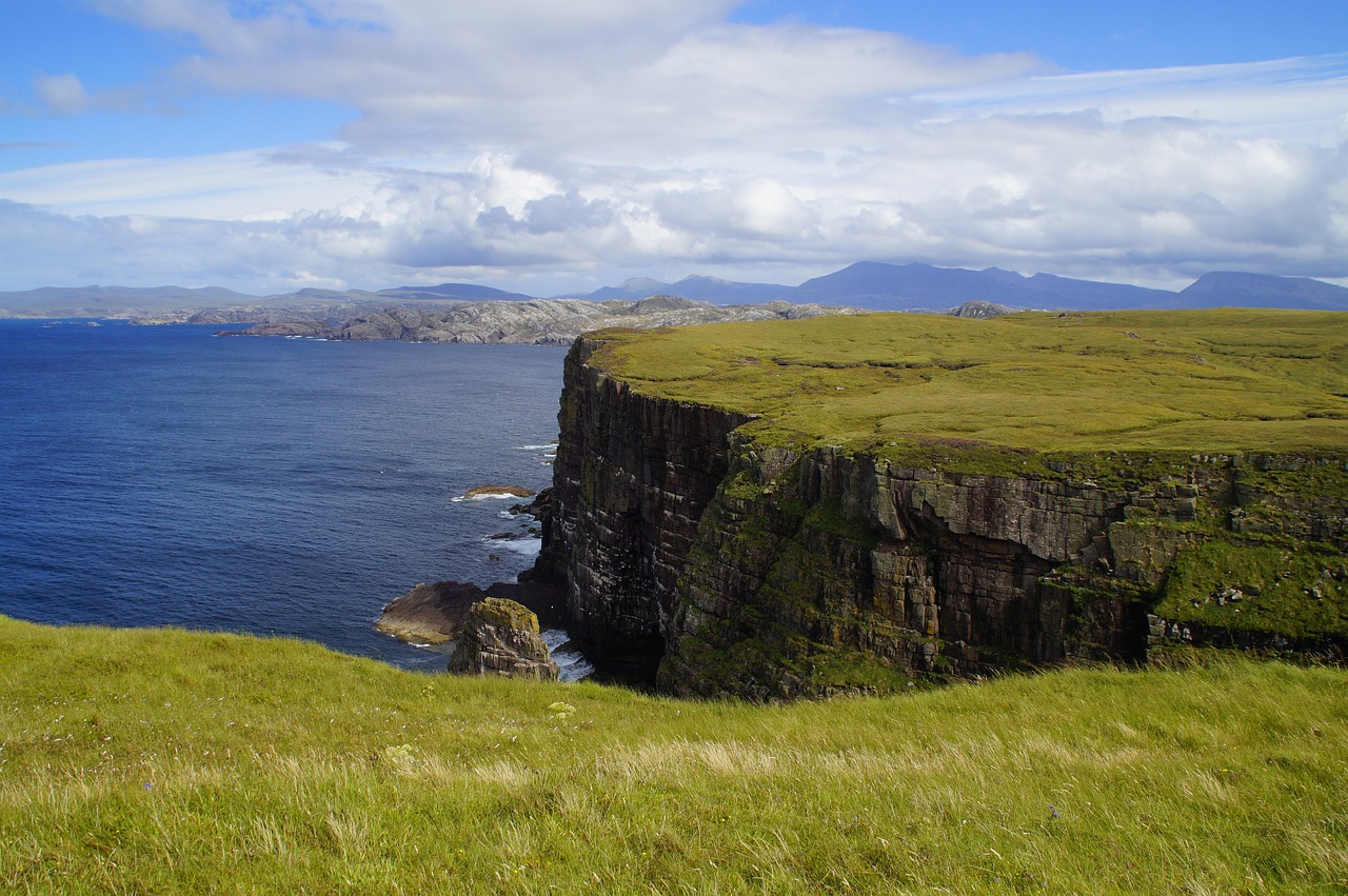 coast  scotland  rock nose free photo