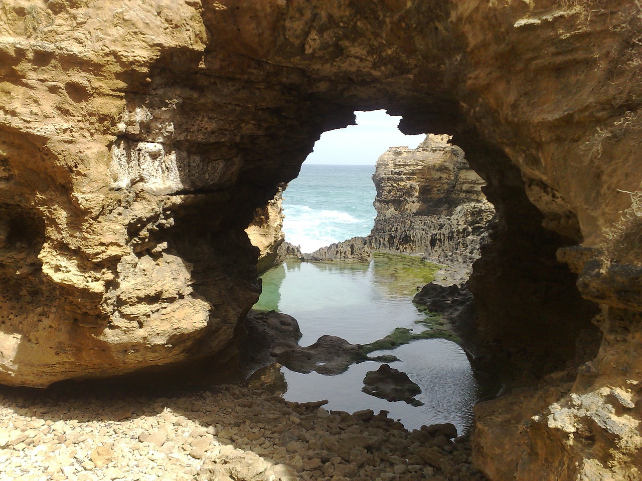 coast hole arch free photo