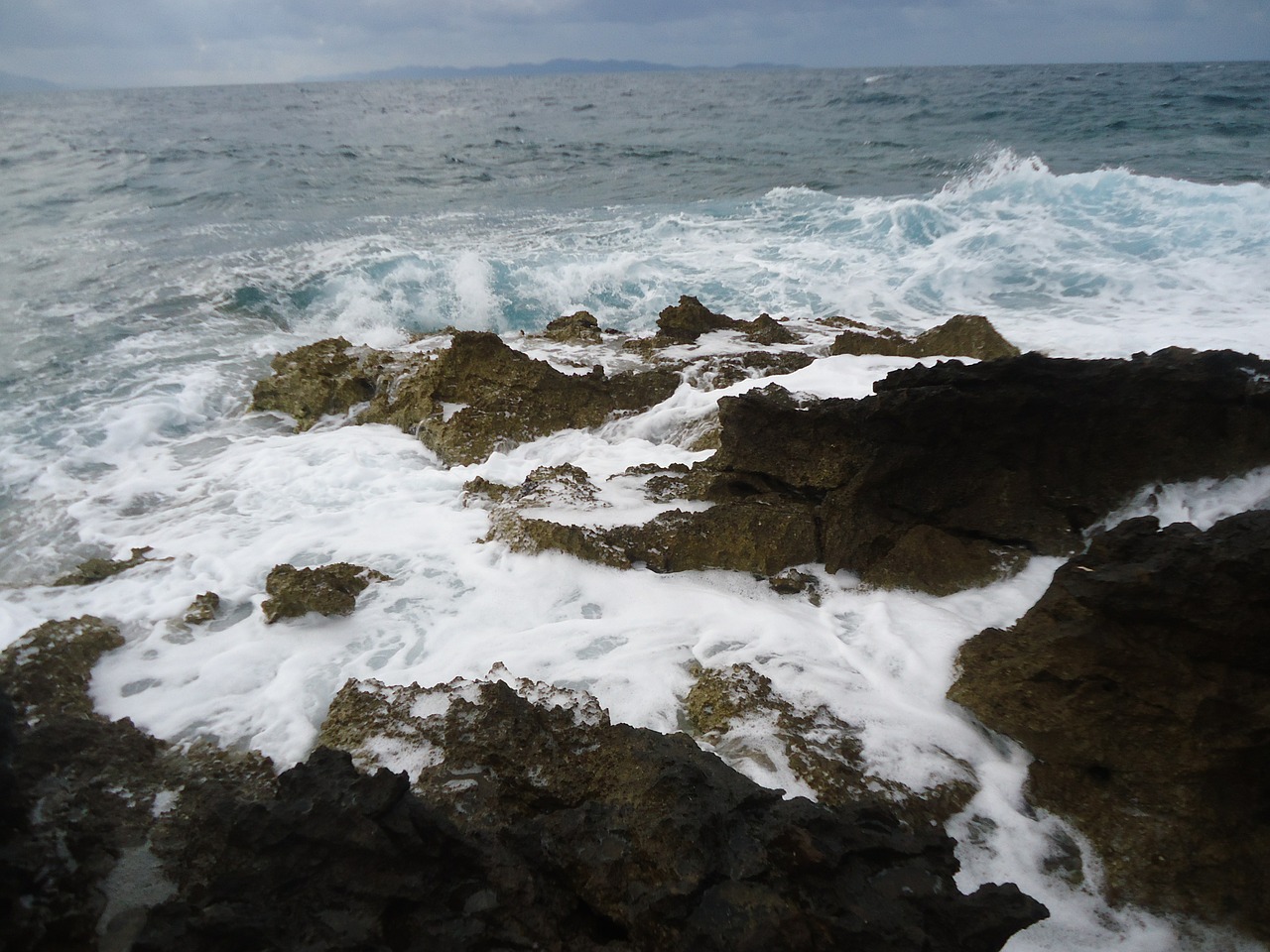 coast sea storm free photo