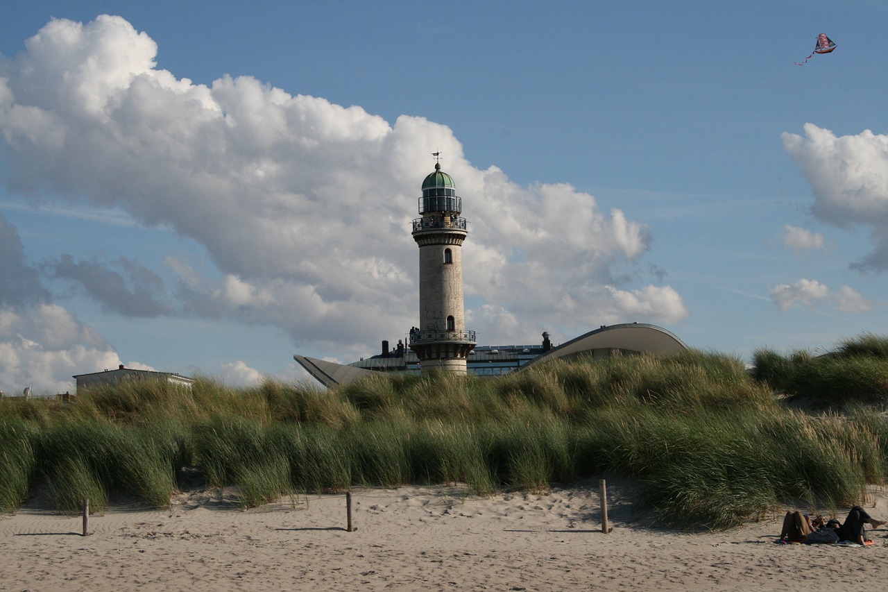 coast baltic sea warnemünde free photo