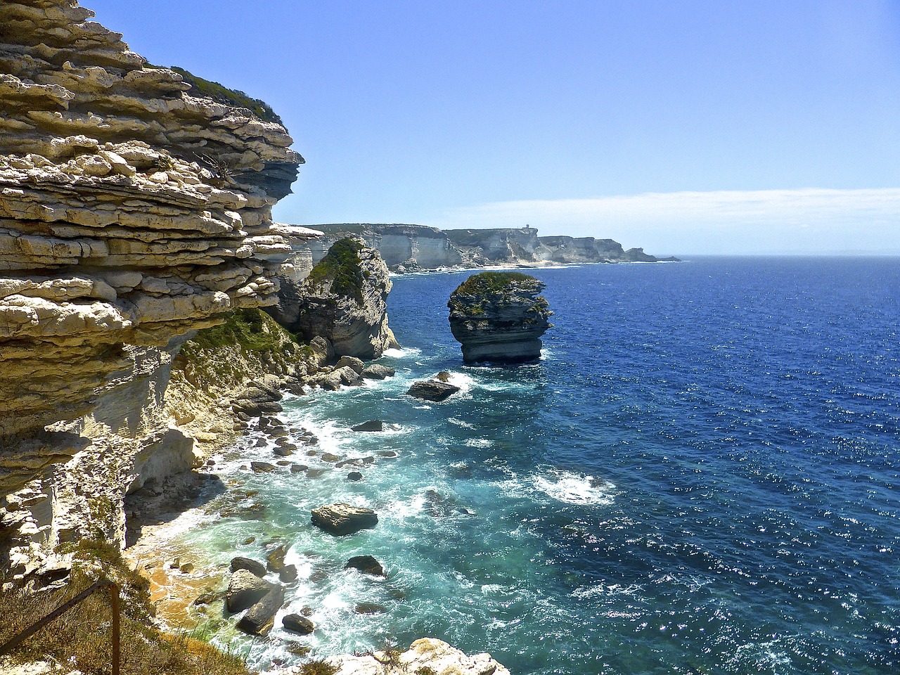 coast sea cliffs free photo