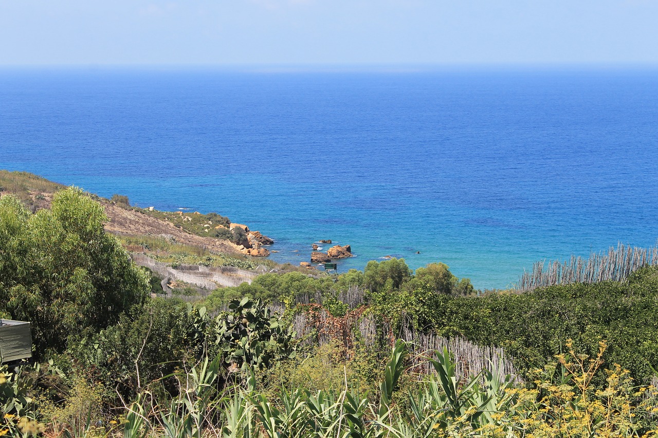 coast gozo mediterranean free photo