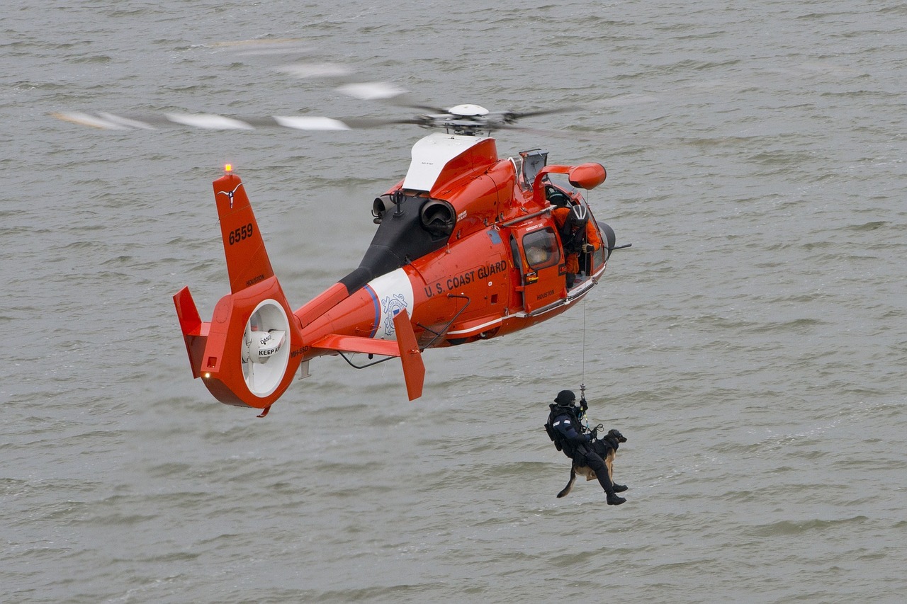 coast guard training mission exercise free photo