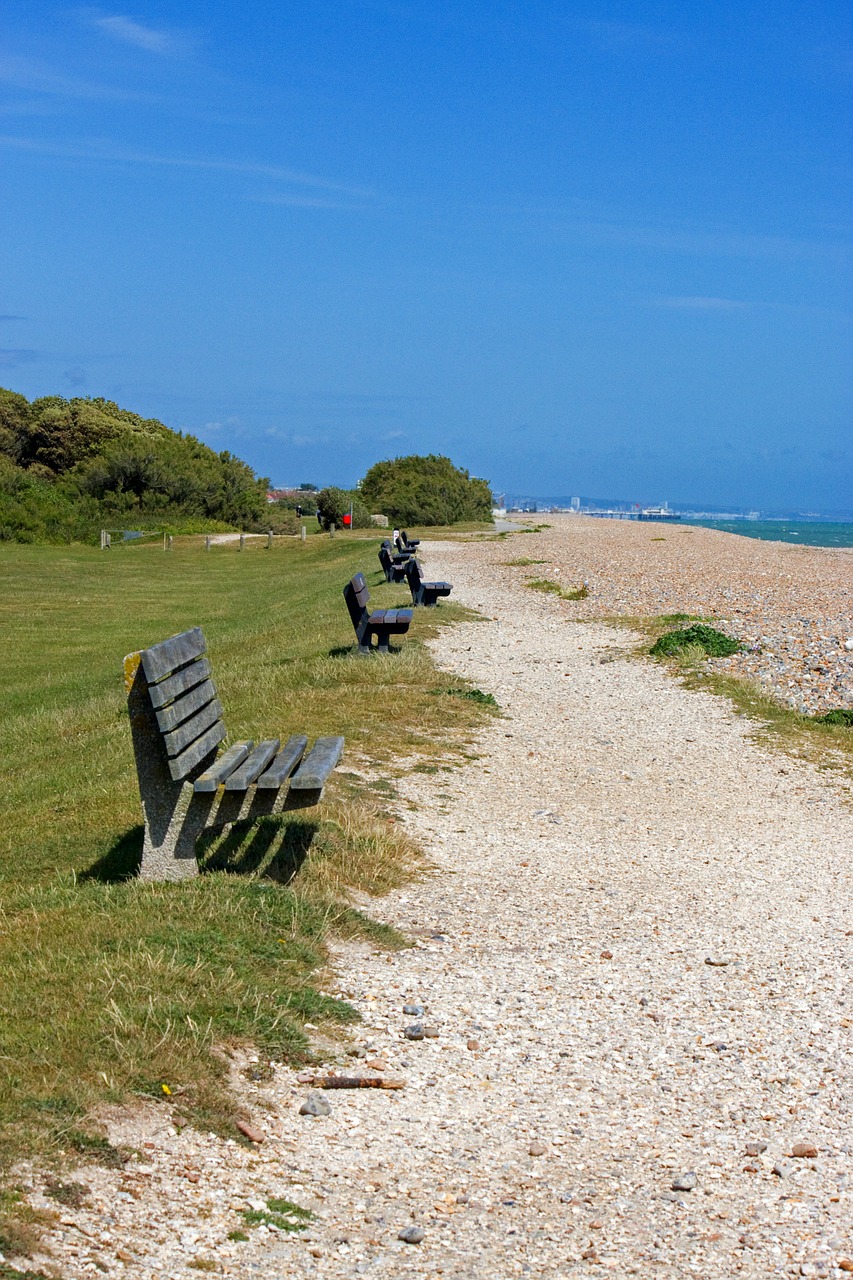 coastal path path stones free photo