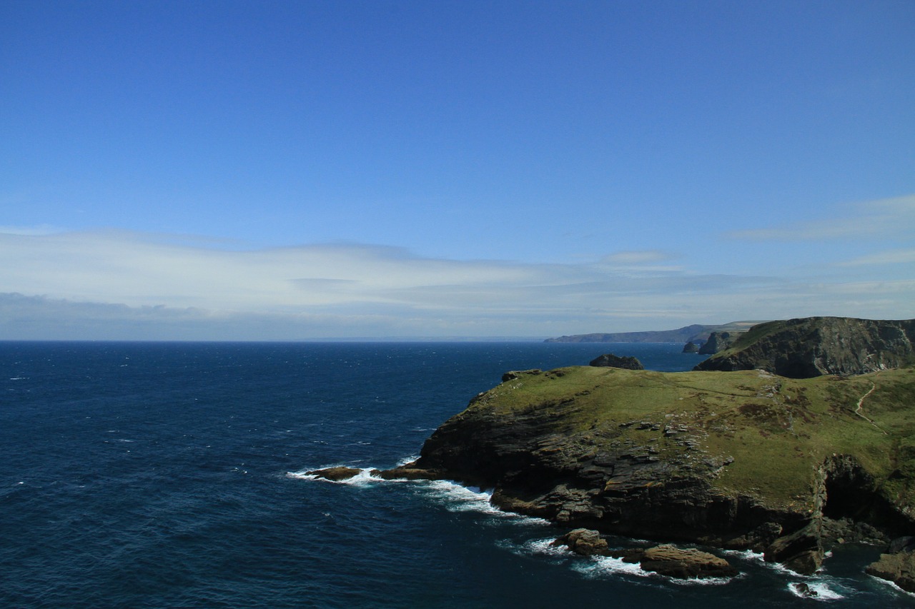 coastal scenery sea celtic sea free photo