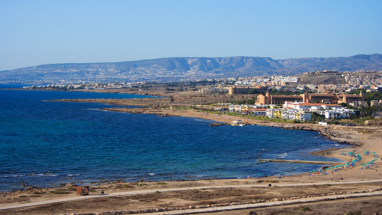 beach cyprus coast free photo