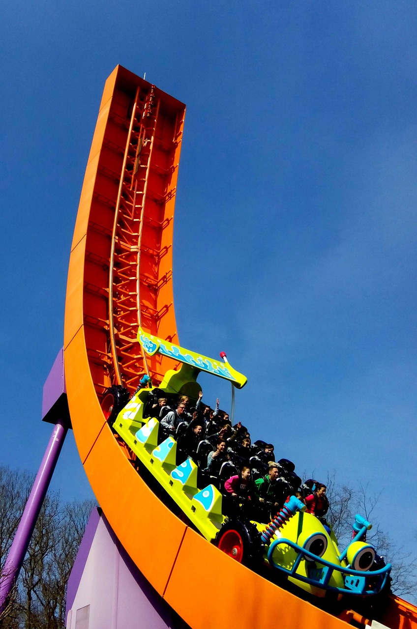 coaster thrill fun free photo