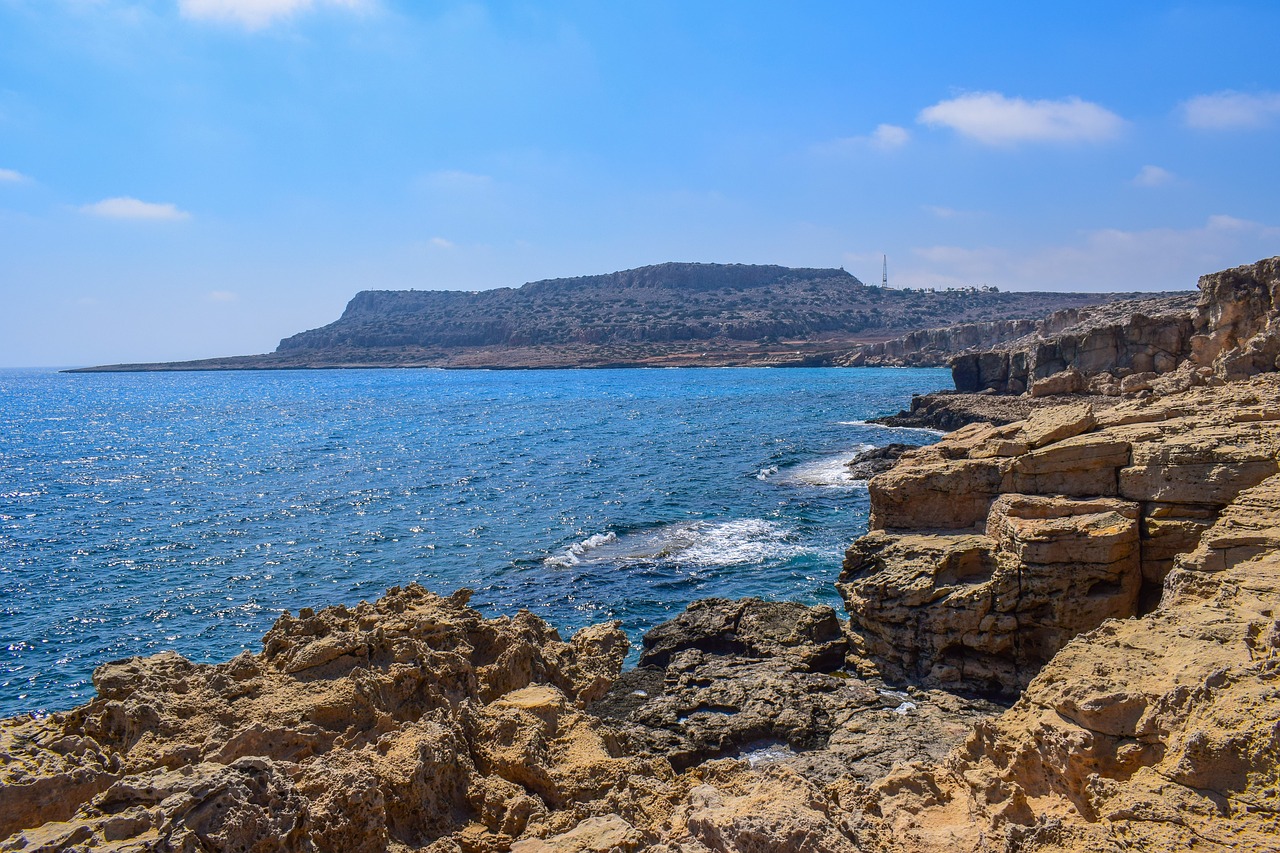 coastline rock formation erosion free photo