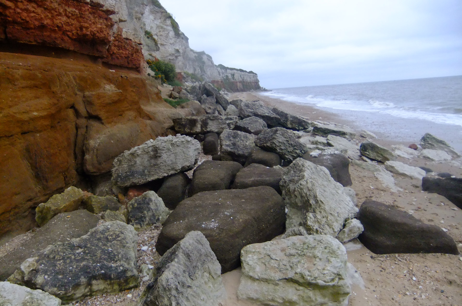 rocks cliff coastline free photo
